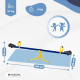 Transat pour enfants | Rotation à 360° | 2 places | 200 x 66 x 35 cm | Prise en main confortable | Sûr | Mobifun | Mobiclinic - Foto 2