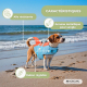 Gilet de sauvetage pour chien | Harnais réglable | Laisse à anneau | Poignée | Aileron décoratif | Sharky | L | Mobiclinic - Foto 10