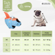 Gilet de sauvetage pour chien | Harnais réglable | Laisse à anneau | Poignée | Aileron décoratif | Sharky | L | Mobiclinic - Foto 6