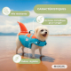 Gilet de sauvetage pour chien | Harnais réglable | Laisse à anneau | Poignée | Aileron décoratif | Sharky | L | Mobiclinic - Foto 12