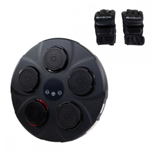 Machine de boxe | 9 modes et vitesses | Comprend des gants | Lumières | Écran LED et Bluetooth | MusicKangu | Mobiclinic