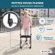 Déambulateur pour personnes âgées | Pliable | Siège | 2 roues | Noir | Emérita | Mobiclinic - Foto 6