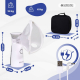 Nébuliseur à mailles | Portable | 2 masques + embout buccal | Étui de transport | Sans fil et USB | Nebumobi1 | Mobiclinic - Foto 2