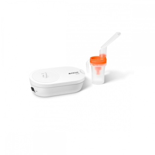 Nébuliseur à air comprimé | 2 masques + embout buccal | Silencieux | USB | Portable et léger | Nebumobi2 | Mobiclinic