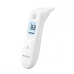 Thermomètre auriculaire | Mémoire | Alerte de fièvre | Arrêt automatique | Affichage | ºC et ºF | Thermobi | Mobiclinic