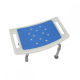 Tabouret de salle de bain | Rembourré | Réglable en hauteur | 41x29cm - Foto 2