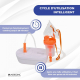 Nébuliseur à air comprimé | 2 masques + embout buccal | Silencieux | USB | Portable et léger | Nebumobi2 | Mobiclinic - Foto 7