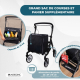 Déambulateur pliable | Chariot de courses | Système de freinage | Hauteur réglable | Sac XXL | Formen | Mobiclinic - Foto 5