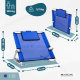 Support dorsal | Réglable en 5 positions | Coussin cervical | Pliable | Patria | Mobiclinic - Foto 2