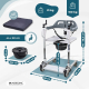 Chaise de transfert avec toilettes | Réglable | Double système de sécurité | Seau et coussin amovibles | Willy | Mobiclinic - Foto 2