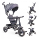 Tricycle 3 en 1| Evolutif| Réglable| Max 25 kg|18 mois à 5 ans| Léger| LULU Black|Mobiclinic - Foto 1