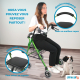 Déambulateur orthopédique | Pliable | Freins à poignée | 4 roues | Siège et dossier | TURIA | Clinicalfy - Foto 16