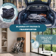 Fauteuil roulant de transit | Pliable | Aluminium | Petites roues | Freins sur poignées | Noir | Neptuno | Mobiclinic - Foto 5