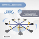 Transat pour enfants | Rotation à 360° | 2 places | 200 x 66 x 35 cm | Prise en main confortable | Sûr | Mobifun | Mobiclinic - Foto 3