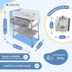 Bain à langer|3 en 1|Pliable|Hauteur réglable|Roues avec frein|Contrôle de la température|Tendance|Mobiclinic - Foto 2