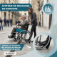 Fauteuil roulant pliable | Grandes roues | Orthopédique | Léger | Júcar | Clinicalfy - Foto 6
