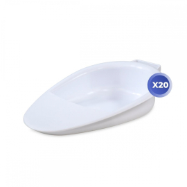 Boîte de 20 cales sanitaires en plastique blanc sans...