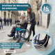 Fauteuil roulant | Pliable | Grandes roues | Léger | Orthopédique | Bleu | Alcázar | Mobiclinic - Foto 5