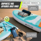 Planche paddle surf gonflable |320 x 83 cm | Pagaie réglable |Pompe |Sangle de sécurité |Sac à dos de voyage |Lilo | Mobiclinic - Foto 6