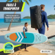 Planche paddle surf gonflable |320 x 83 cm | Pagaie réglable |Pompe |Sangle de sécurité |Sac à dos de voyage |Lilo | Mobiclinic - Foto 7