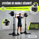 Support de musculation | Jusqu'à 300 kg | Hauteur réglable | Supports de sécurité | Base antidérapante | Ironrack | Mobiclinic - Foto 6