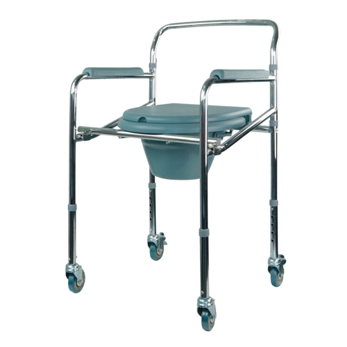 Chaise d'aisance en aluminium réglable en hauteur avec roues de 3 po,Low  Prices Chaise d'aisance en aluminium réglable en hauteur avec roues de 3 po  Achats