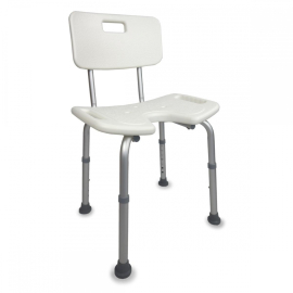 Καρέκλα μπάνιου | Ρυθμιζόμενο ύψος | Δημιουργία αντιγράφων ασφαλείας | U κάθισμα | Έλος | Mobiclinic