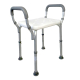 Καρέκλα μπάνιου | Αλουμίνιο | PVC | Ρυθμιζόμενο ύψος | Μπράτσα | Υδραγωγείο | Mobiclinic - Foto 1
