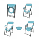 Καρέκλα με WC | Πτυσσόμενο | Μπράτσα | Εργονομική θέση | Αντιολισθητικά μαξιλάρια | Πηδάλιο | Mobiclinic - Foto 8