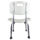 Καρέκλα μπάνιου | Ρυθμιζόμενο ύψος | Αλουμίνιο | Δημιουργία αντιγράφων ασφαλείας | Ελιά | Mobiclinic - Foto 2