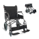 Αναδιπλούμενο αναπηρικό αμαξίδιο | Αλουμίνιο | Αναδιπλούμενη πλάτη και αποσπώμενα υποπόδια | Deluxe | Μουσείο | Mobiclinic - Foto 1