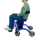 Περιπατητικό και αναπηρικό αμαξίδιο | Αναδιπλούμενο | με φρένα | Κάθισμα και πλάτη | Picasso | VIP | Mobiclinic - Foto 9