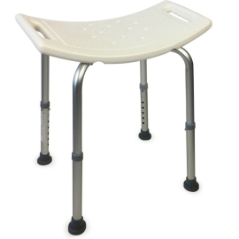 Καρέκλα ντους | Αλουμίνιο | Ρυθμιζόμενο ύψος | Αντιολισθητικά μαξιλάρια | Σαν Φερμίν | Mobiclinic