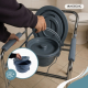 Καρέκλα WC | Με καπάκι | Ρυθμιζόμενο ύψος | Μπράτσα | Χρωμιωμένος χάλυβας | Γέφυρα | Mobiclinic - Foto 7