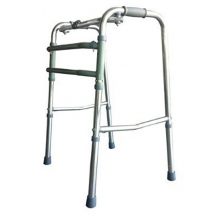 Andador para ancianos sin ruedas | Aluminio ultraligero, regulable y plegable | Mod. Mezquita | Mobiclinic