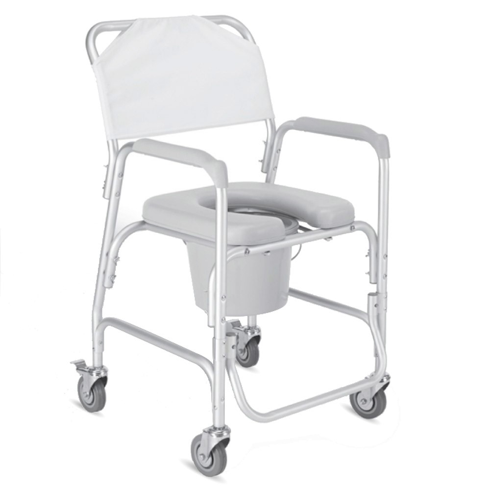 Comoda WC con ruote | Sedia wc | Seduta, schienale e Comoda WC con ruote | Sedia wc | Seduta, schienale e