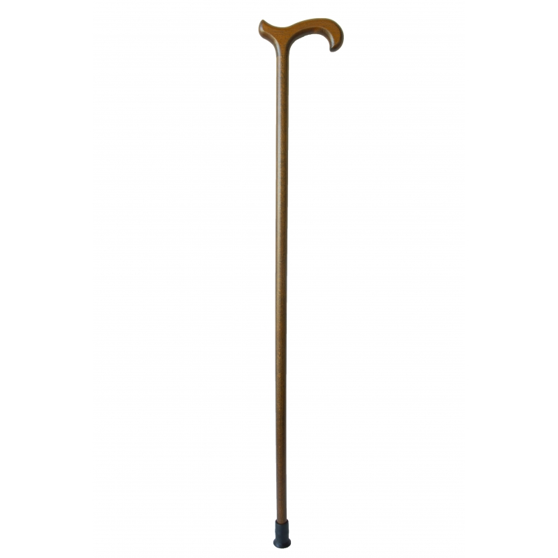 Bastone da passeggio Bastone per anziani Impugnatura Derby Marrone Legno Verniciato Bastone da passeggio Bastone per anziani Impugnatura Derby Marrone Legno Verniciato