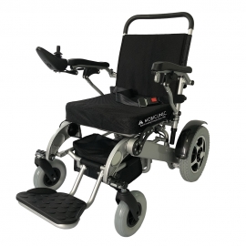 Sedia a rotelle elettrica | Pieghevole | In alluminio | Autonoma. 51 km | 24V | Disabili | Troya Plus Ultra | Mobiclinic