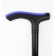Bastone in aluminio estensibile e pieghevole | Colore: nero e blu | T-handle Advance - Foto 2