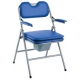 Sedia pieghevole | WC | Seduta e schienale imbottiti | Blu | Omega di Invacare H407 - Foto 1