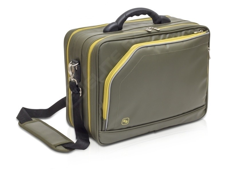 Borsa veterinario, borsa per visite a domicilio, verde kaki, vet, elite bags