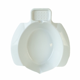 Bidet portatile | Bidet per disabili | Con portasapone | Plastica | Bianco