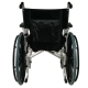 Sedia a rotelle | Alluminio | Ausili per disabili | Poggiapiedi estraibili | Pieghevole | Nero | Ópera | Mobiclinic - Foto 1