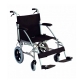 Sedia a rotelle da trasporto pieghevole | Sedia a rotelle in alluminio | Peso massimo: 100 Kg - Foto 1