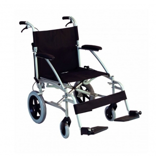 Sedia a rotelle da trasporto pieghevole | Sedia a rotelle in alluminio | Peso massimo: 100 Kg