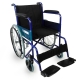 Sedia a rotelle pieghevole | Ruote grandi | Leggera | Ortopedica | Blu | Alcázar | Mobiclinic - Foto 1