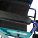Sedia a rotelle pieghevole | Ruote grandi | Leggera | Ortopedica | Blu | Alcázar | Mobiclinic - Foto 4