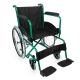 Sedia a rotelle disabili | Pieghevole | Ruote grandi| Resistente | Verde | Alcazaba | Mobiclinic - Vídeo 0