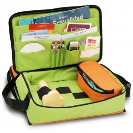 Valigetta di educazione sessuale | Arancione | Verde | EDUSEX´S | Elite Bags