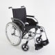 Sedia a rotelle | Carrozina per disabili | Pieghevole | Ortopedica | Ruote compatte | Grigia | Action1R24 - Foto 1